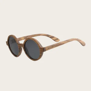 Lunettes de Soleil en Bois UV400 Unisexe - Pin