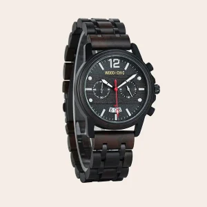 Montre en Bois Homme à Quartz - Laurier
