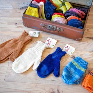 Moufles en laine – couleur