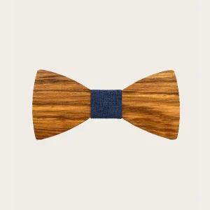 Noeud Papillon en Bois Enfant - Cotonnier