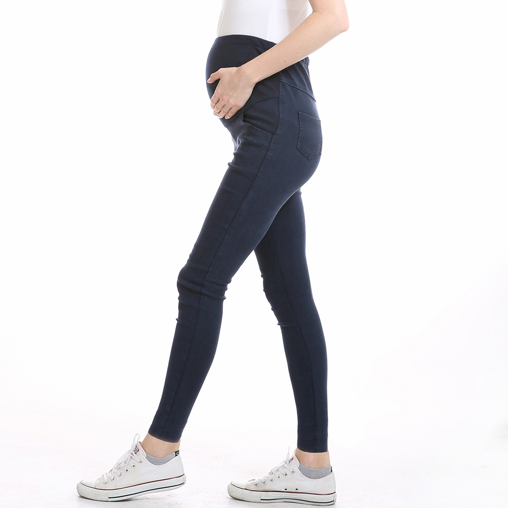 Pantalon grossesse jean denim Super Stretch – Confort maximum – Image 4