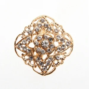 Broche couleur or
