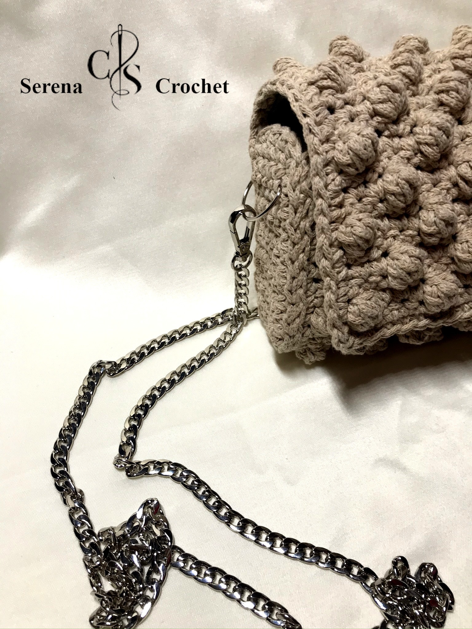 Sac Arachide effet perlé style Missoni au crochet – Image 3